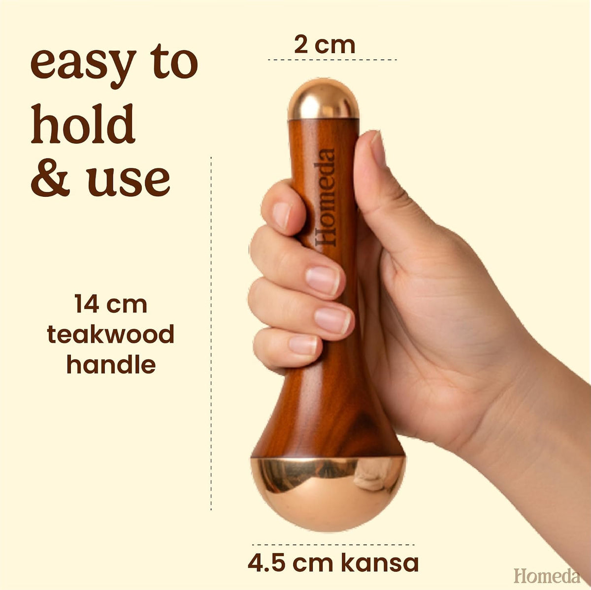 Kansa Wand Foot Massager