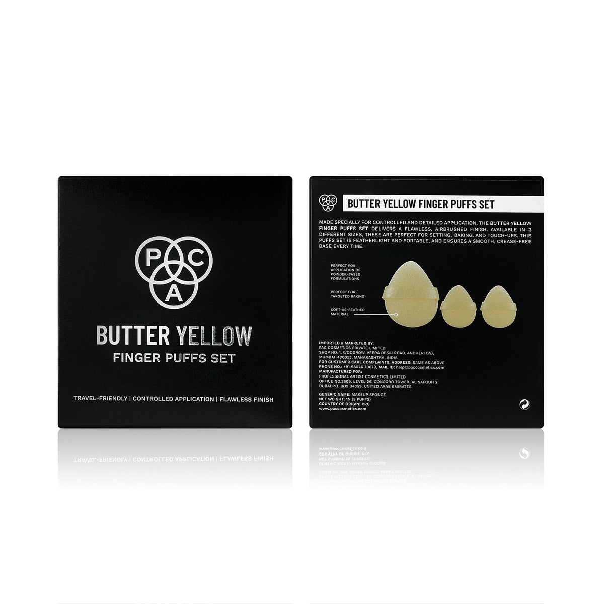 Butter Yellow Finger Puffs Set