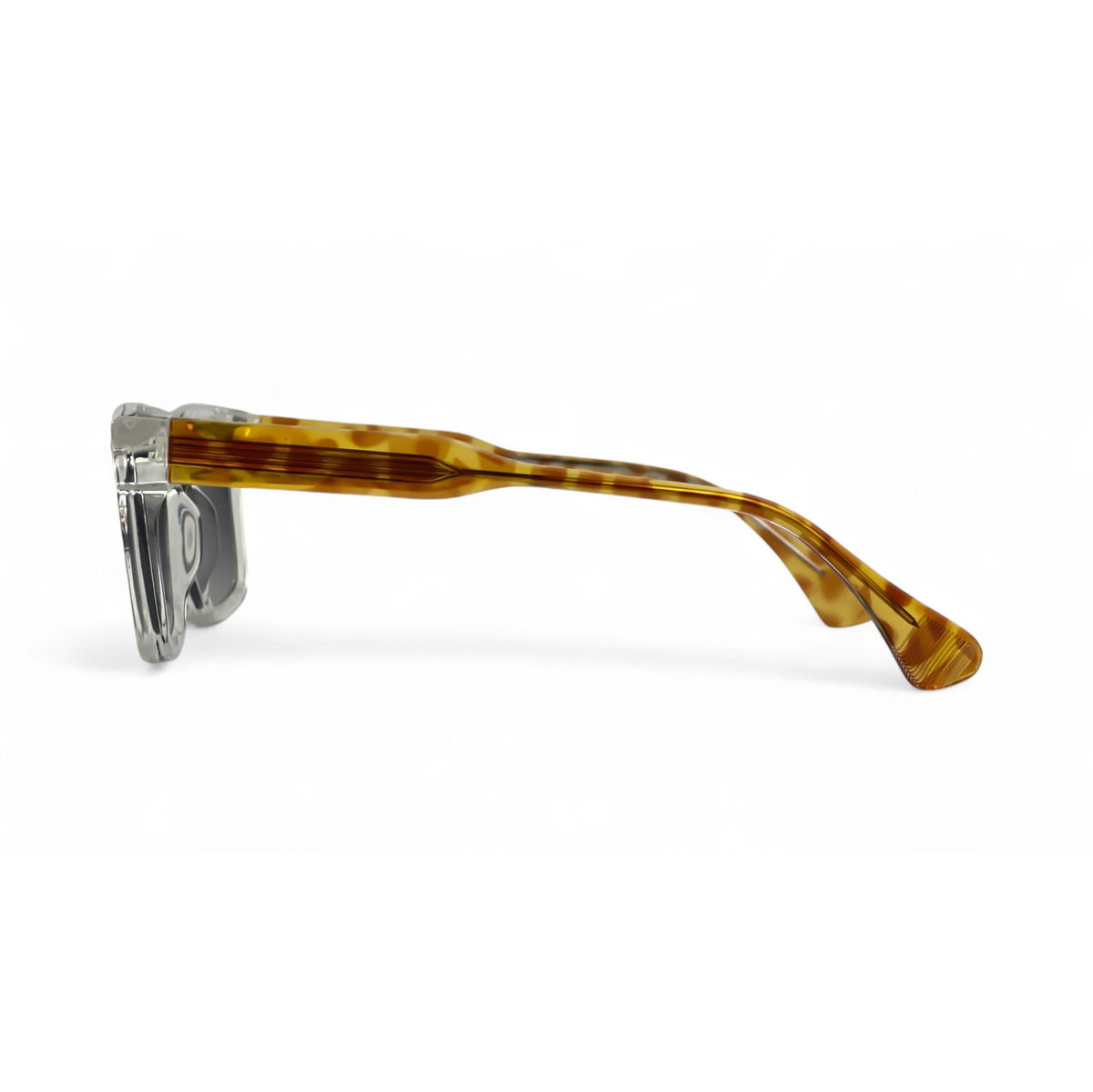 CrystalShade Bold Clear Transparent Rectangle Sunglasses