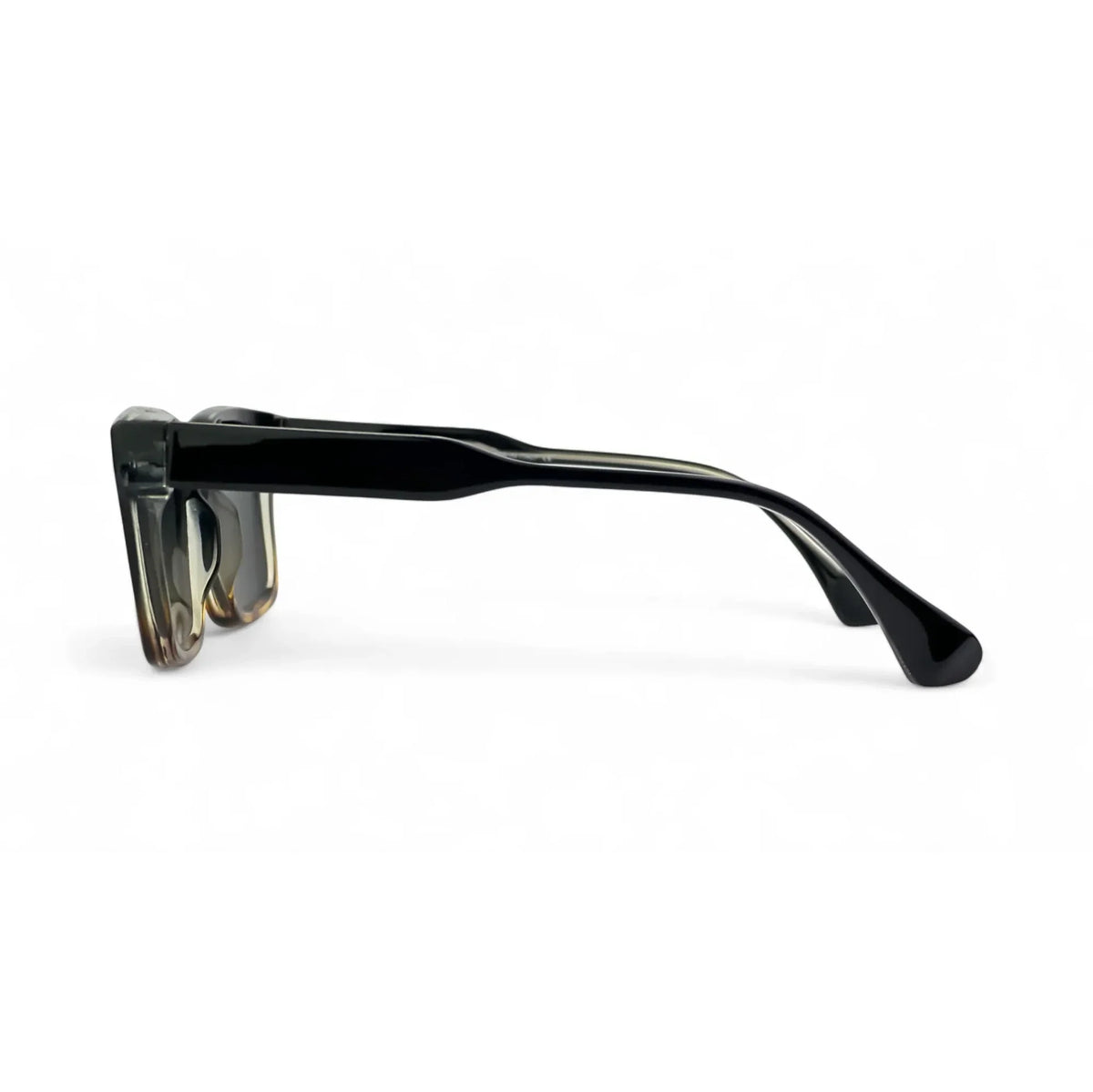 CrystalShade Bold Leopard Pattern Rectangle Sunglasses