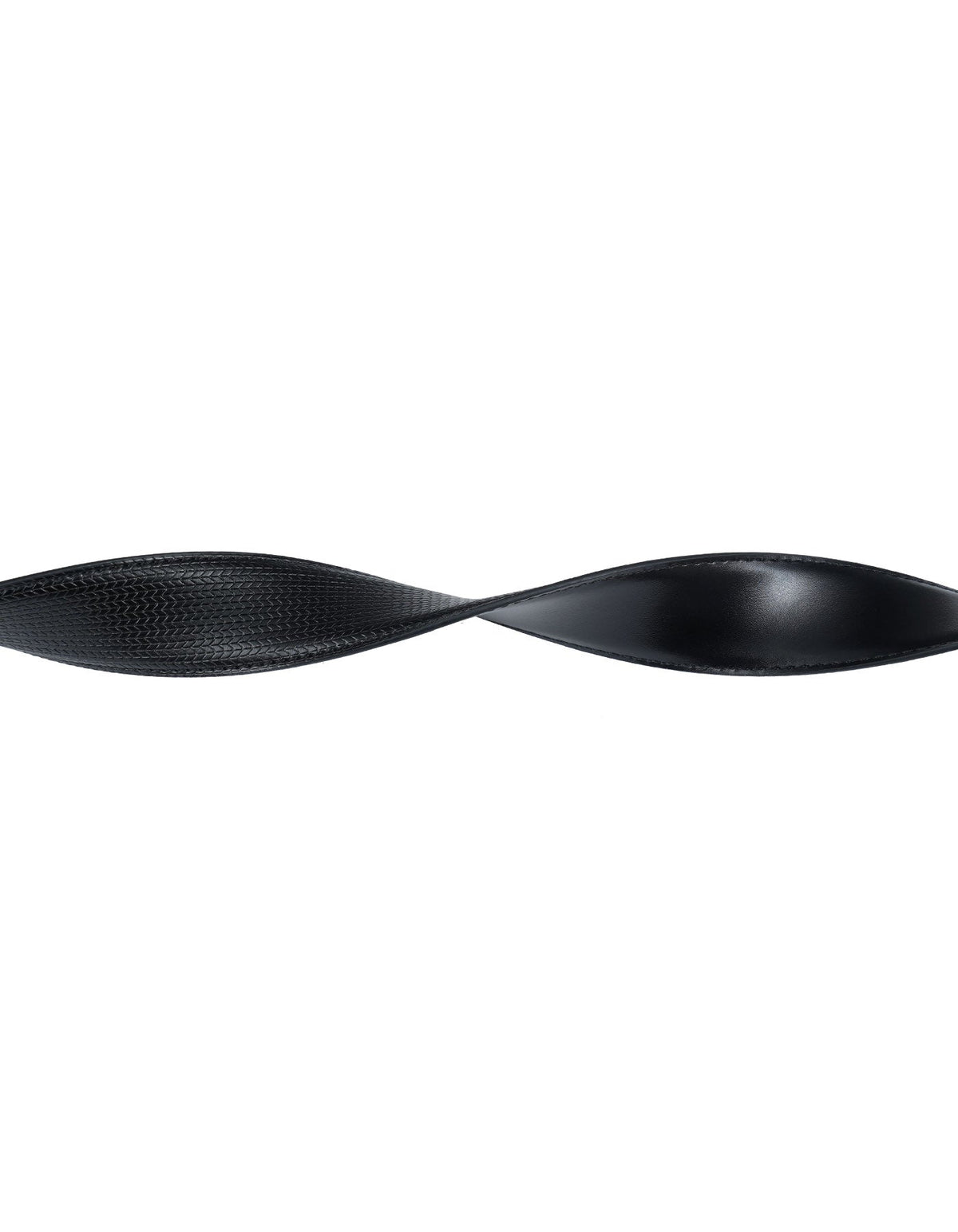 Black Texture Formal Belt