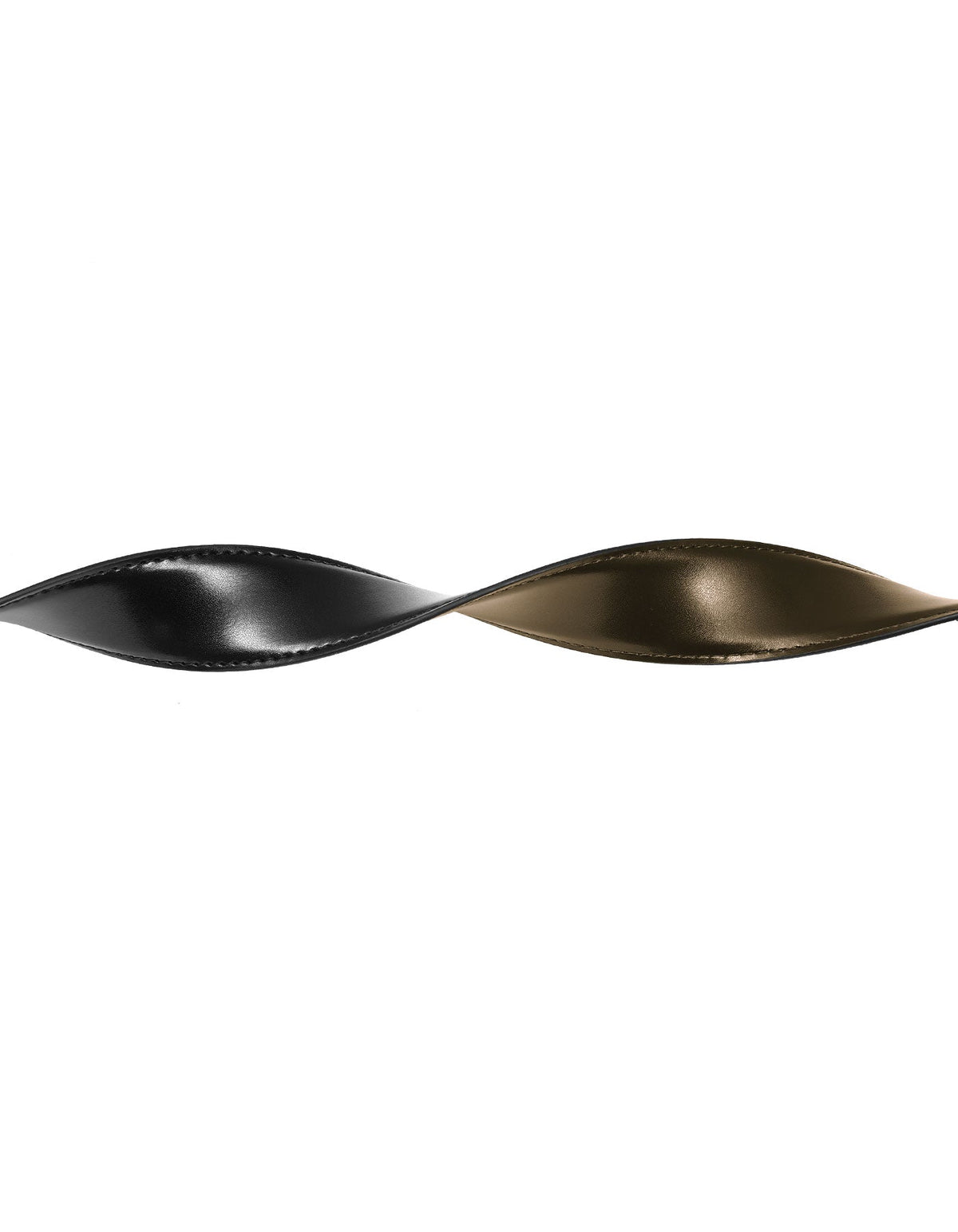 Coffee Plain Reversible Formal Belt