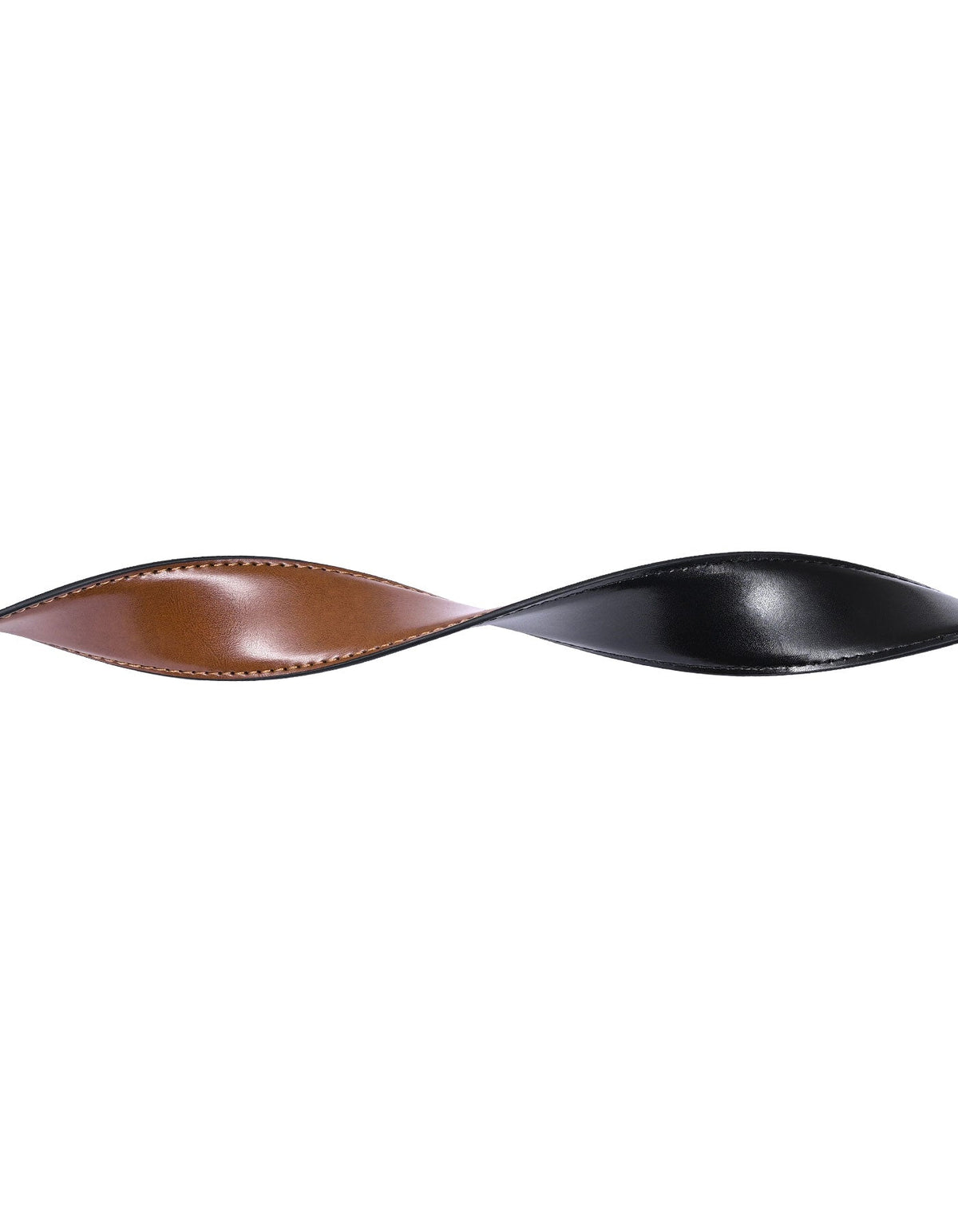Tan Plain Reversible Formal Belt