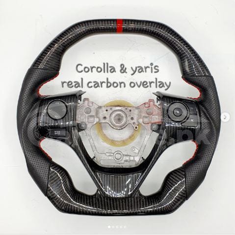 Carbon Fiber Steering Wheel For Toyota Corolla and Toyota Yaris