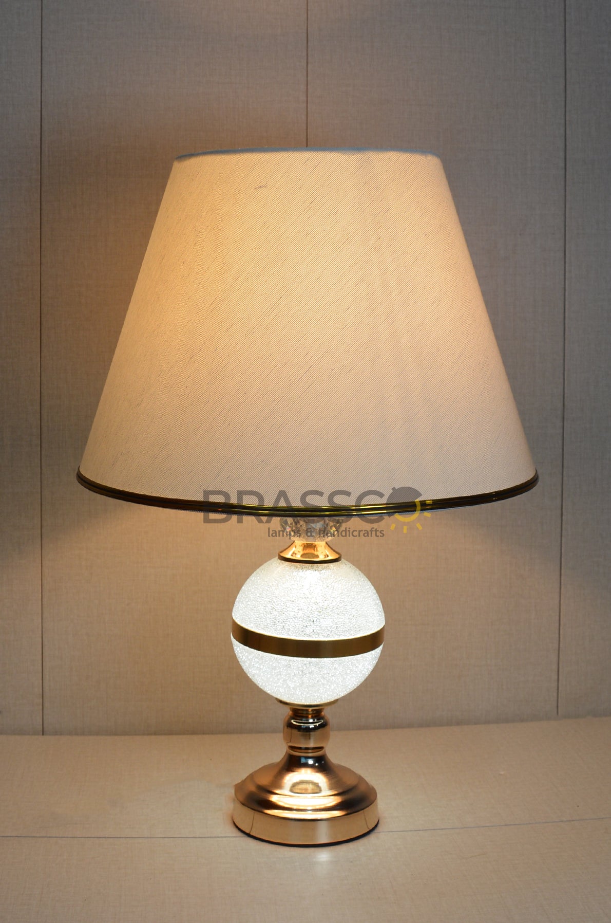 Crystal Ball Table Lamp Base – FG Finish Luxury Lighting
