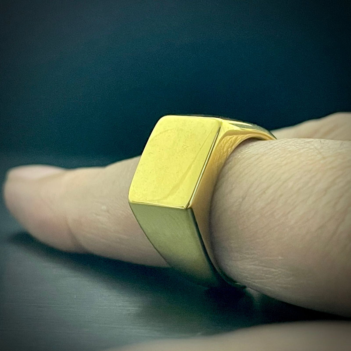 Golden Signet Ring For Men