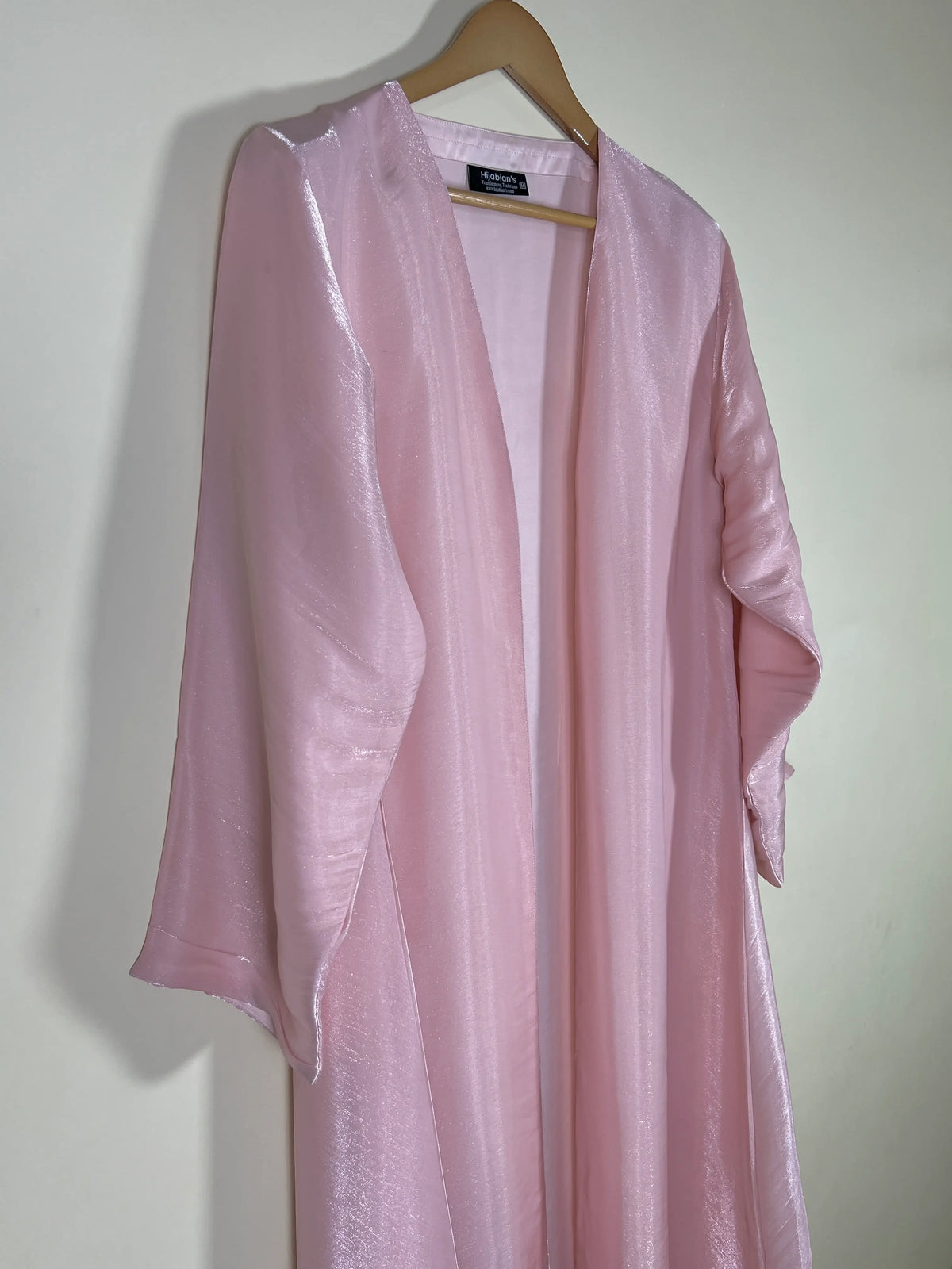 Blush Rose - Zareen Crinkle Silk Abaya HJ1707