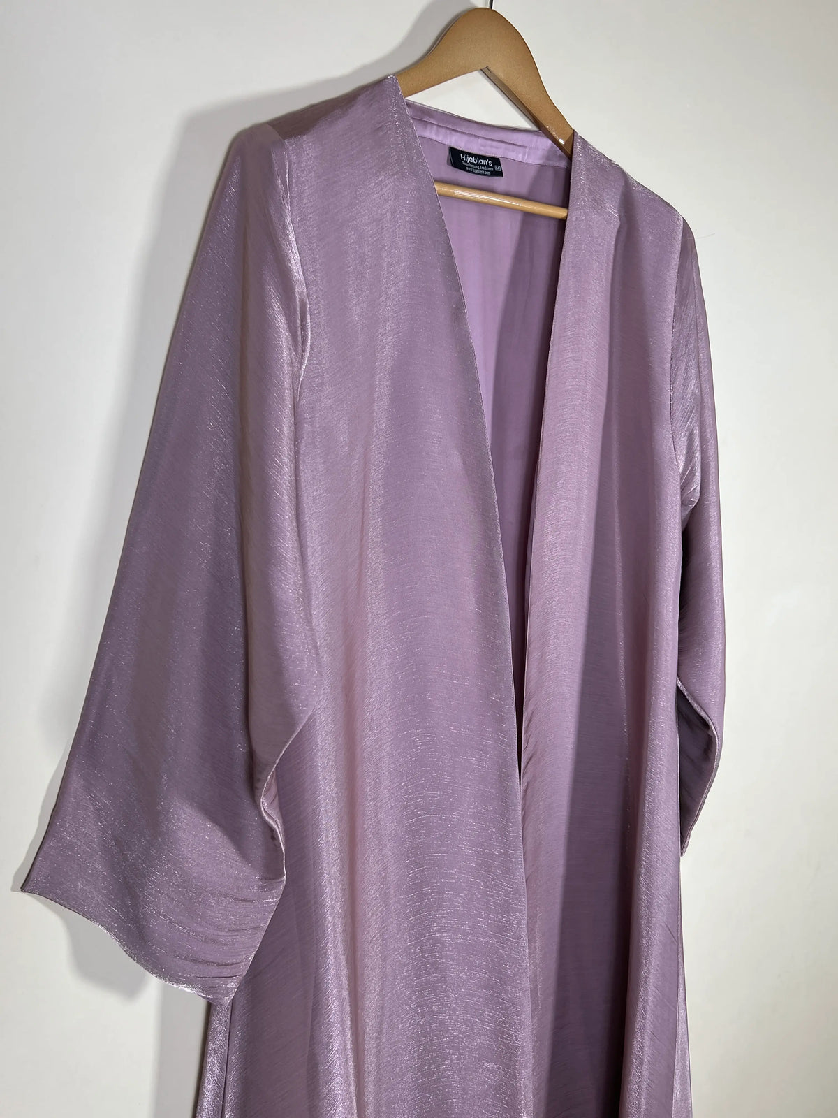 Lavender Mist - Zareen Crinkle Silk Abaya HJ1706