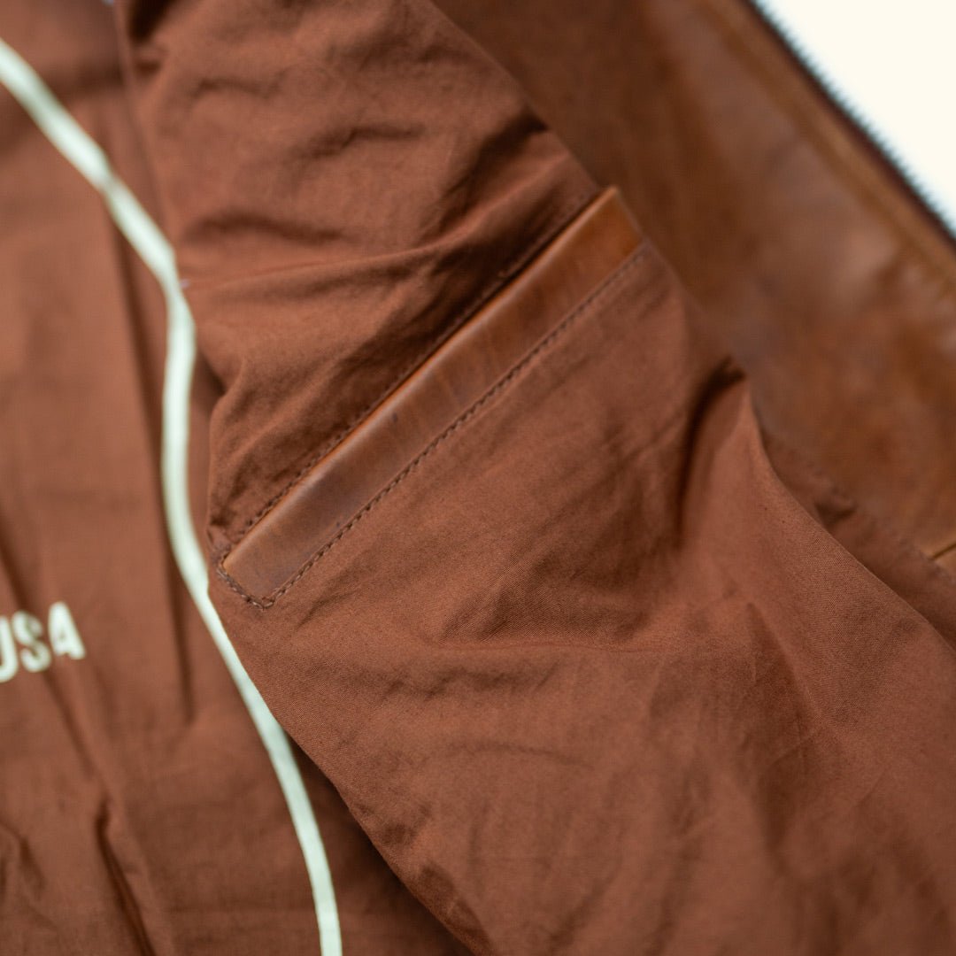 Legacy Leather Jacket | Whiskey Brown