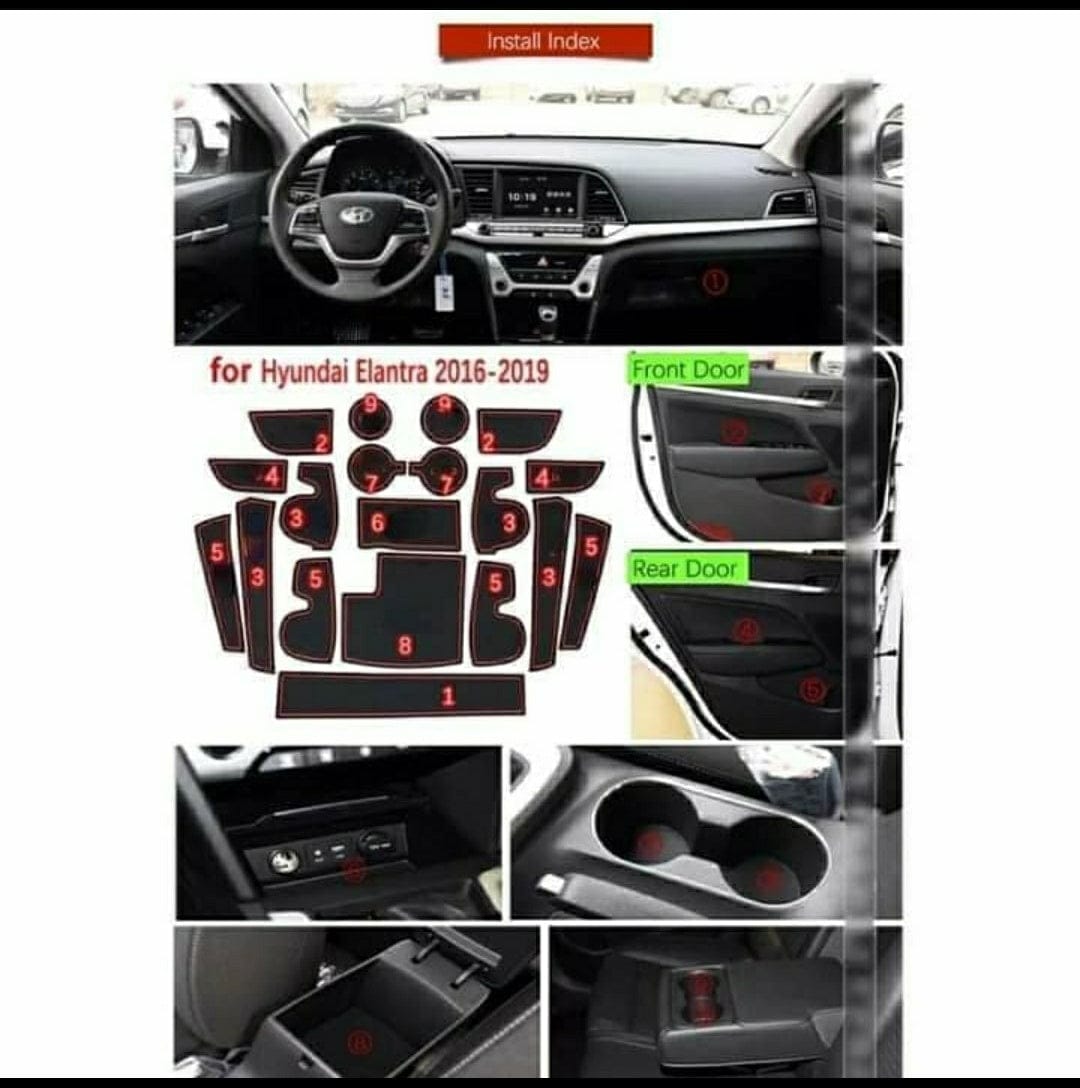 Suzuki SWIFT Interior Non Slip PVC Mats Model 2022