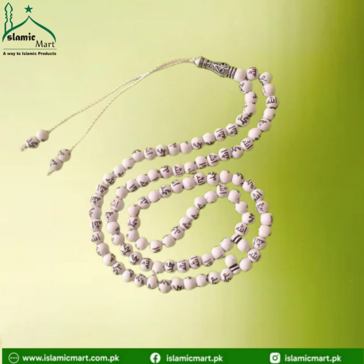 Plastic Beads Allah Name Tasbeeh 99 Beads