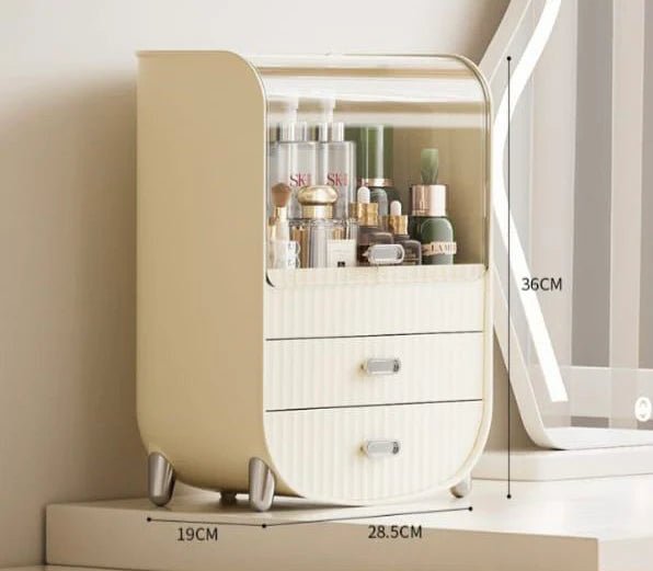 Multipurpose Acrylic Cosmetic Organizer – Transparent Makeup Drawer Box