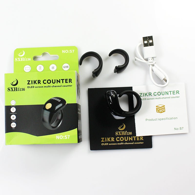 SXH S7 Digital Zikr Counter – Smart Digital Ring Tasbeeh