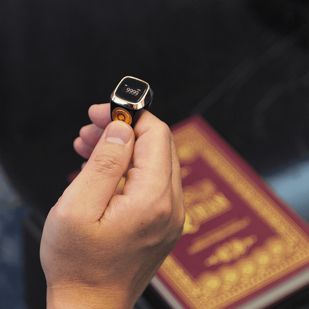 Zikr Ring Lite S – Smart Zikr Ring with OLED Screen