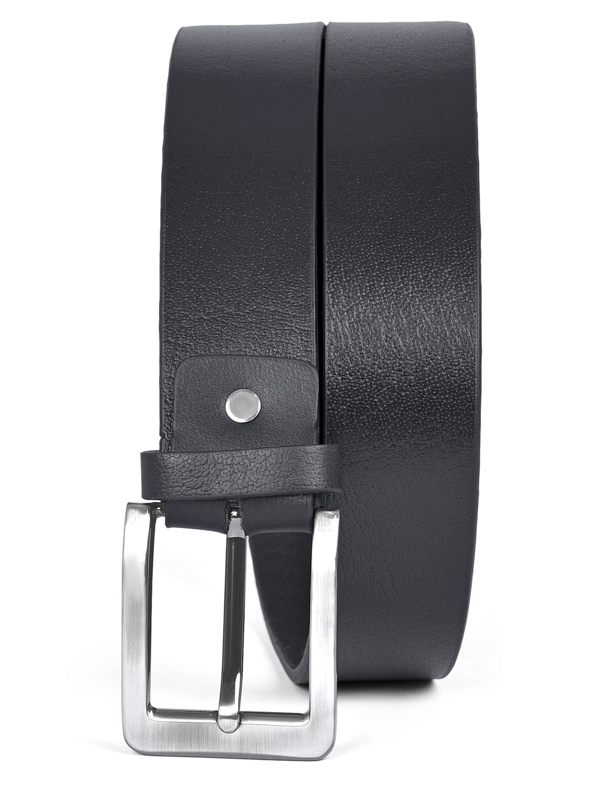 Black Plain Casual Belt