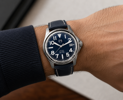 Atlas Eclipse Solar Blue Dial [38mm]