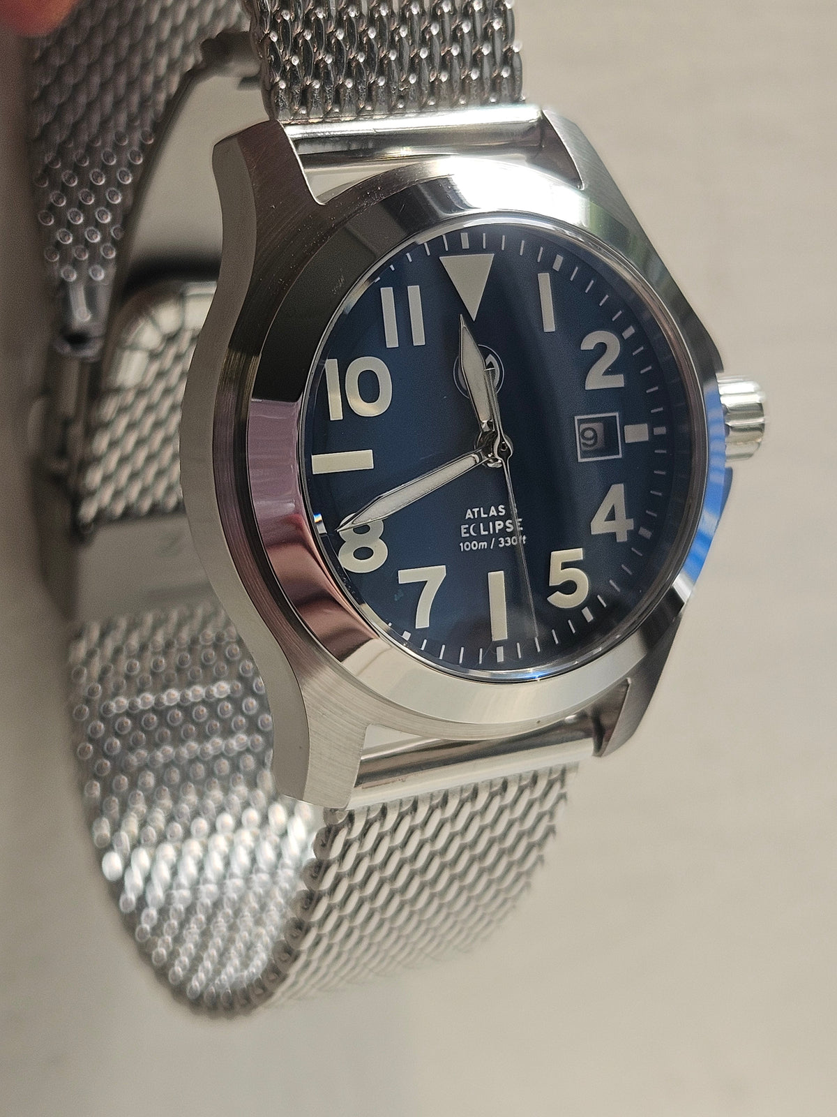Atlas Eclipse Steel Blue Dial 32mm - Bundle