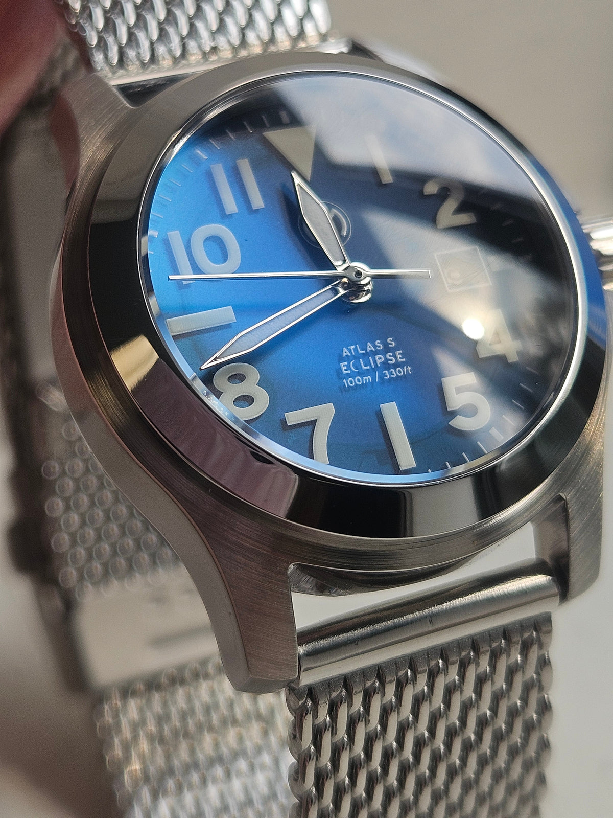 Atlas Eclipse Steel Blue Dial 32mm - Bundle