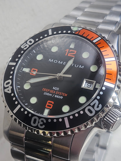 M20 DSS Diver [42MM] - Black & Orange