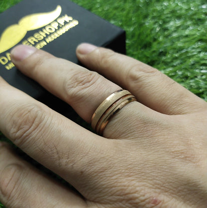 Rose Gold Titanium Wedding Ring