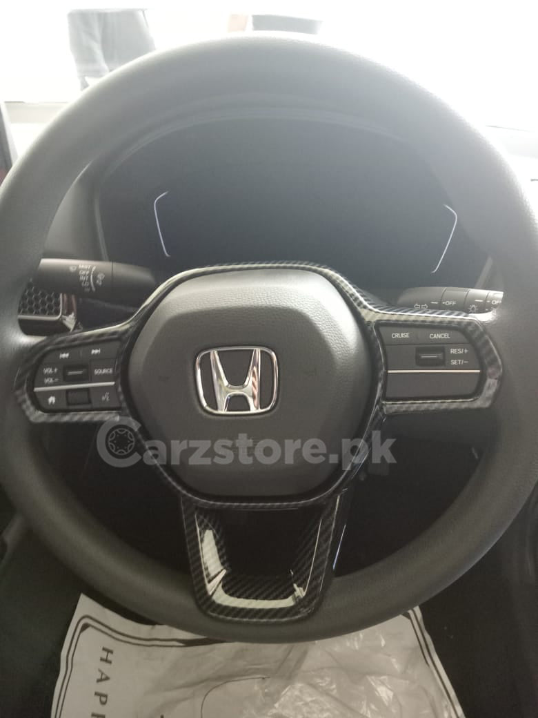 Honda Civic Steering Trim in Carbon Fiber 1 Piece Model 2022