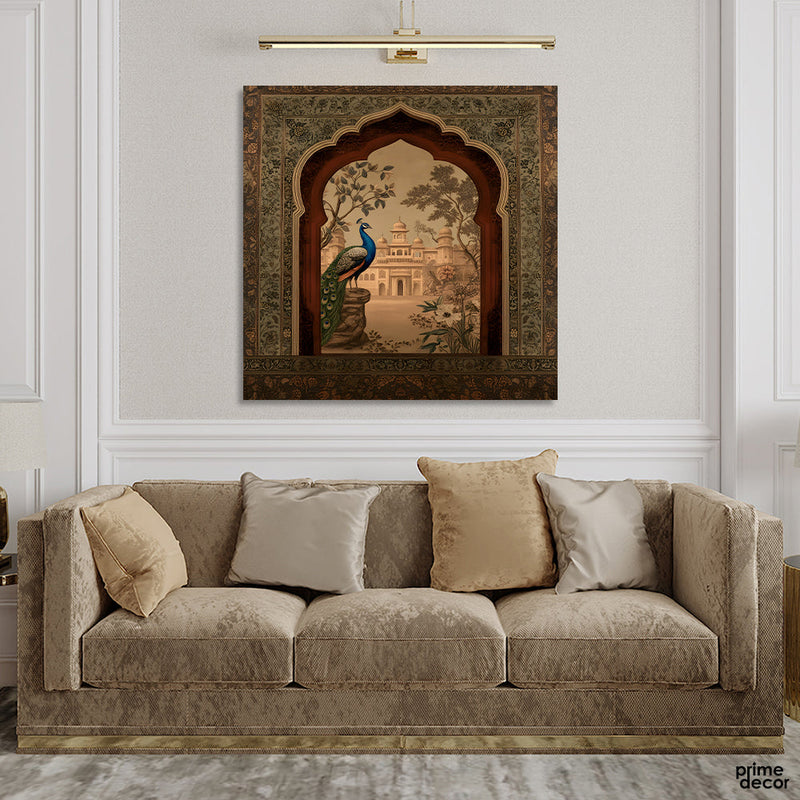 Aesthetic Mughal Era Style Artwork (Single Panel) Nature Wall Art