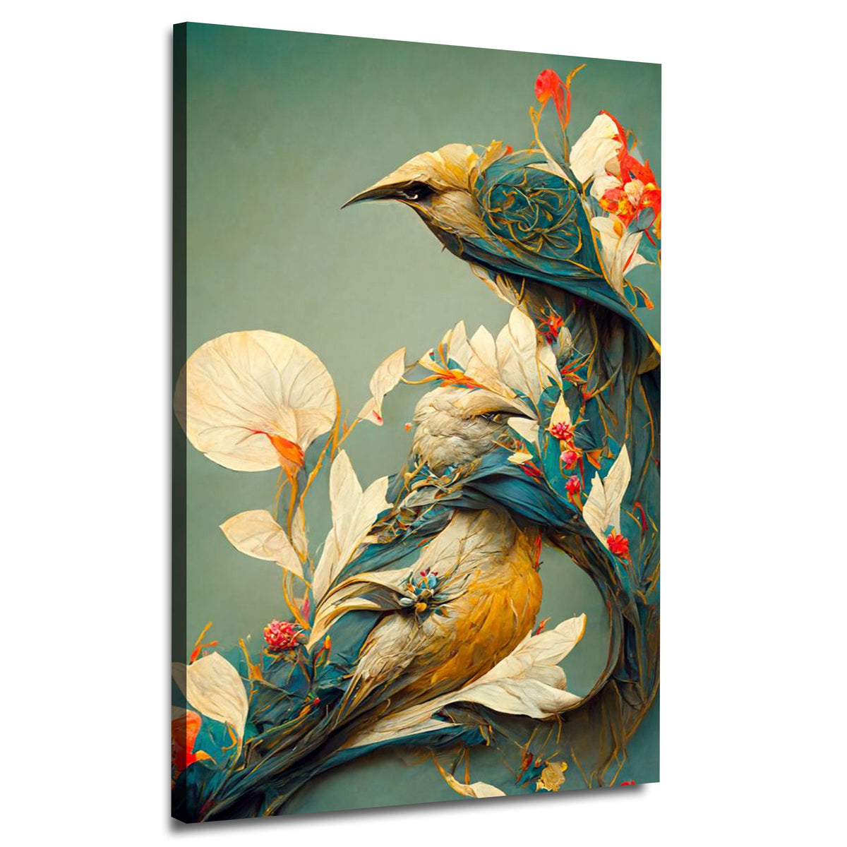 Boho Exotica With Bird | Wall Art