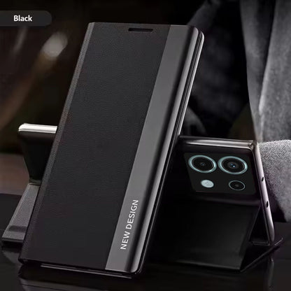 [FREE SHIPPING] CLASSIC BUSINESS FLIP CASE FOR  REDMI NOTE 13 PRO