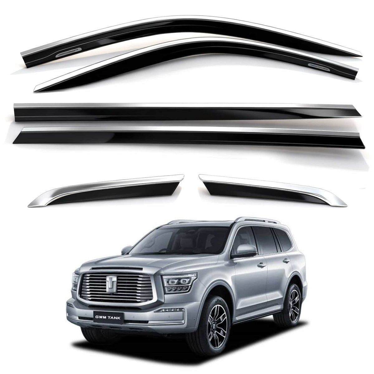 GWM Tank 500 Maximus TXR Air Press Sun Visor With Chrome 6 Pcs 2026