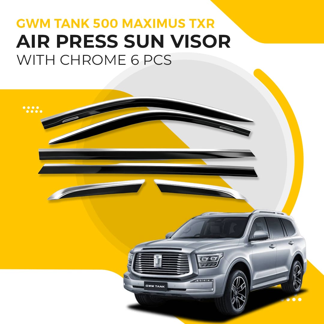 GWM Tank 500 Maximus TXR Air Press Sun Visor With Chrome 6 Pcs 2026