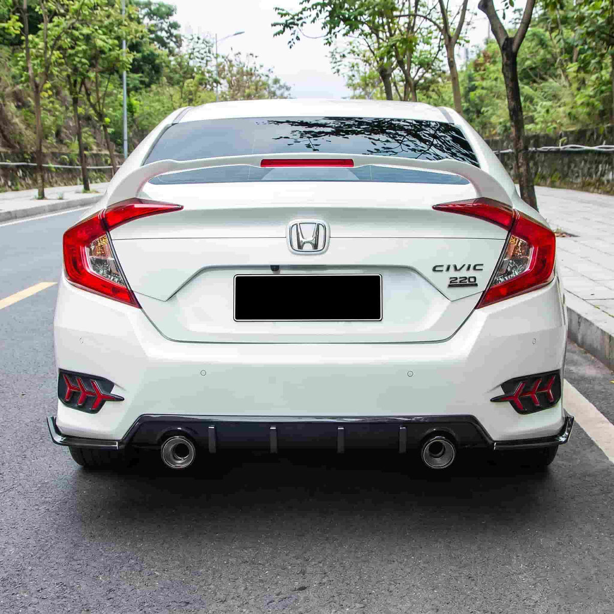 Honda Civic Uplift LED Trunk Spoiler 2016 - 2021