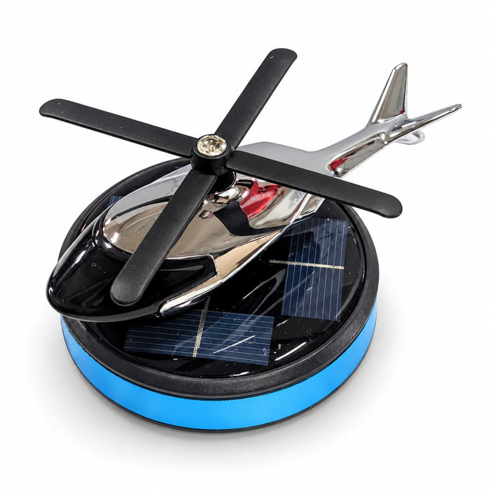 Helicopter Shape Solar Car Perfume For Dashboard - For Dashboard