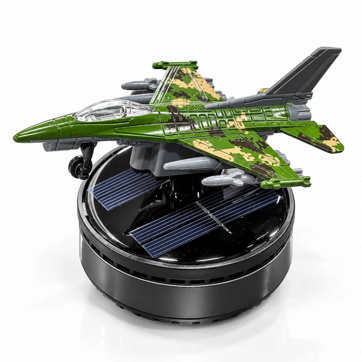 Rotating Fancemot Plane Solar Car Dashboard Perfume Multi