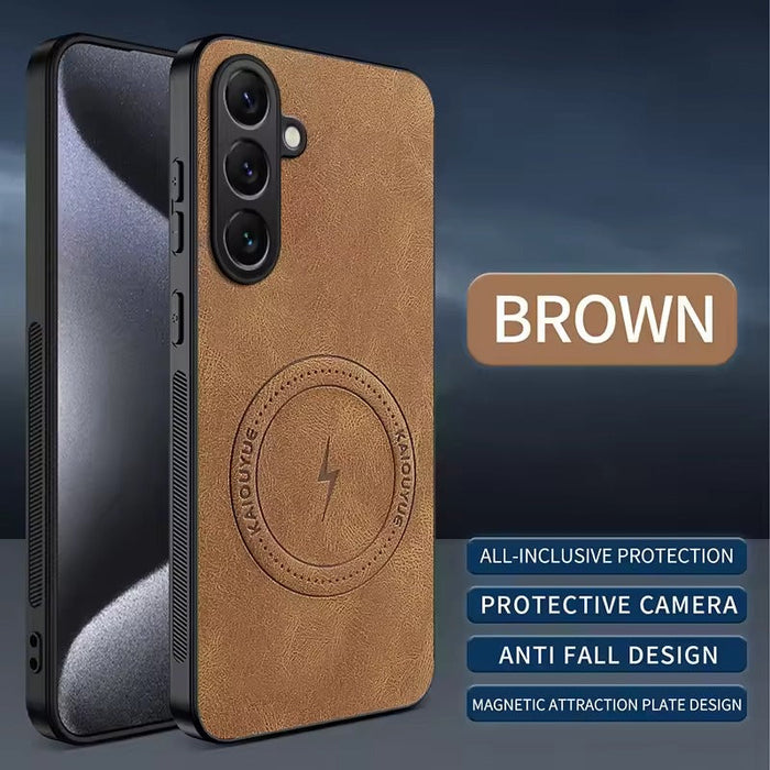 [FREE SHIPPING] SLIM MAGSAFE LEATHER CASE FOR SAMSUNG A37