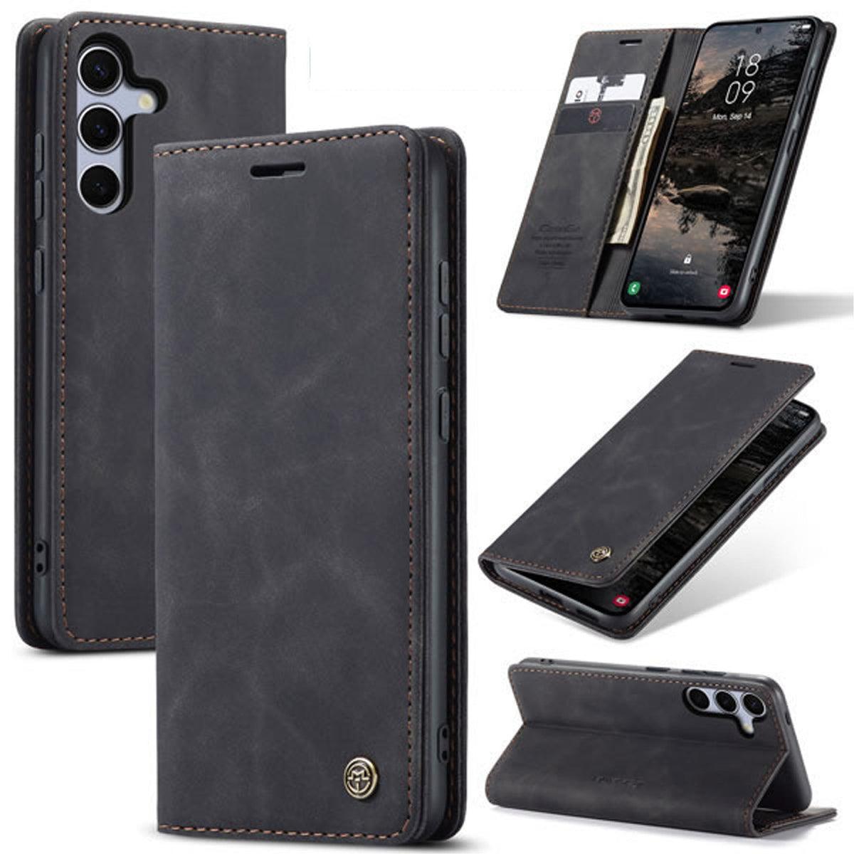[FREE SHIPPING] CASEME FLIP LEATHER CASE FOR SAMSUNG S25 PLUS