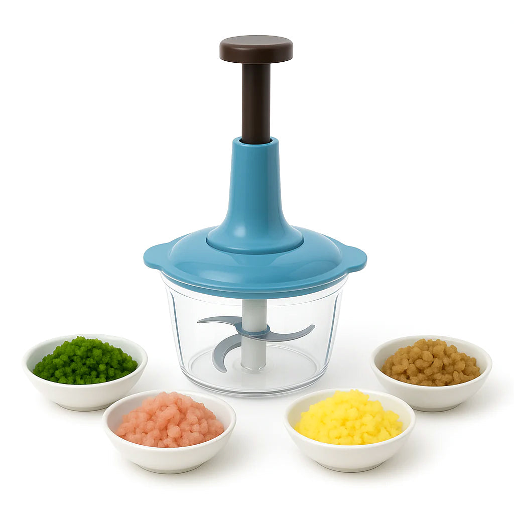 Manual Kitchen Hand Chopper – 1.5L / 2L Push‑Down Vegetable & Fruit Dicer