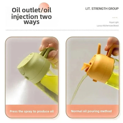 2 in 1 Leakproof Oil Dispenser Bottle for kitchen (500ML)