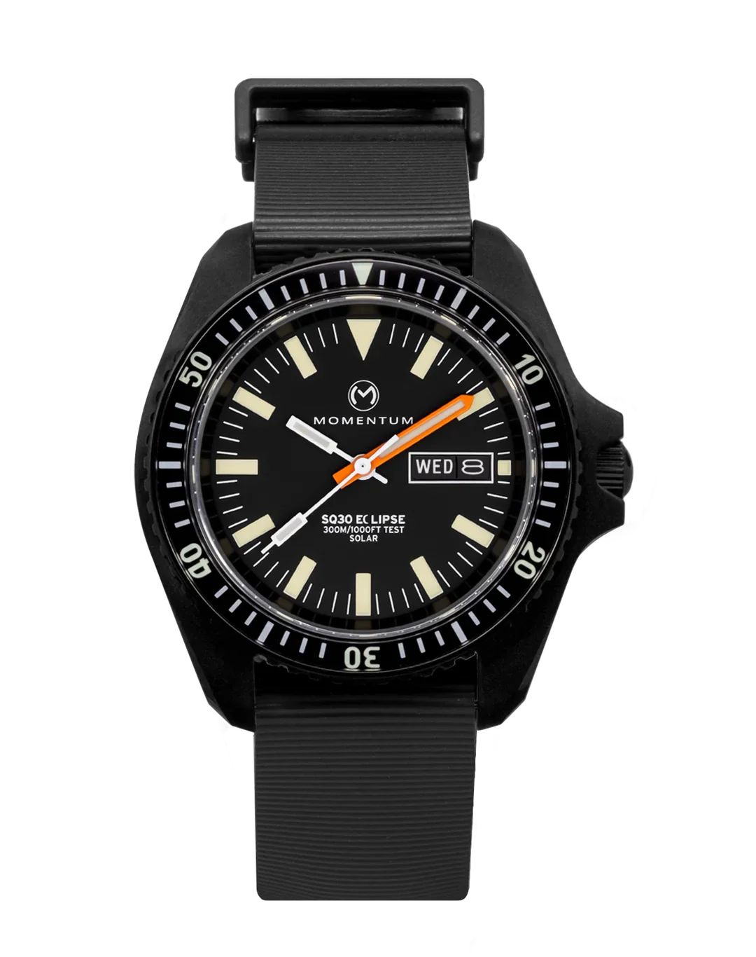 Sea Quartz 30 Eclipse - Solar Black-Ion [42mm]