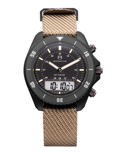 First Production - UDT Black-Ion Baton Dial [42mm] + Free Flex Band