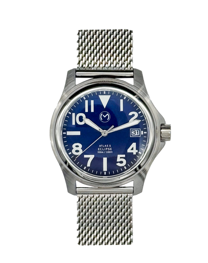 Atlas Eclipse Solar Blue Dial [38mm]