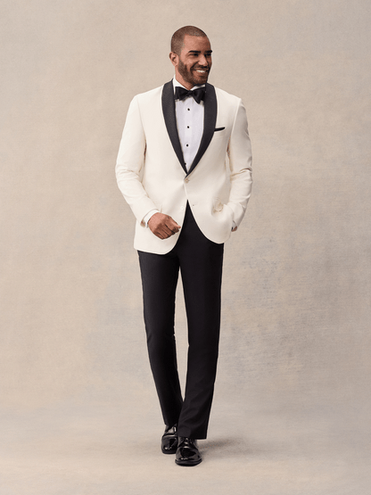 Contrast Shawl Jacket Tuxedo
