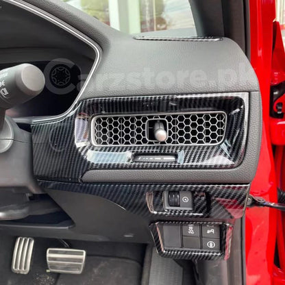 Honda Civic Dashboard Trim in Carbon Fiber Model 2022 | Carzstore.pk
