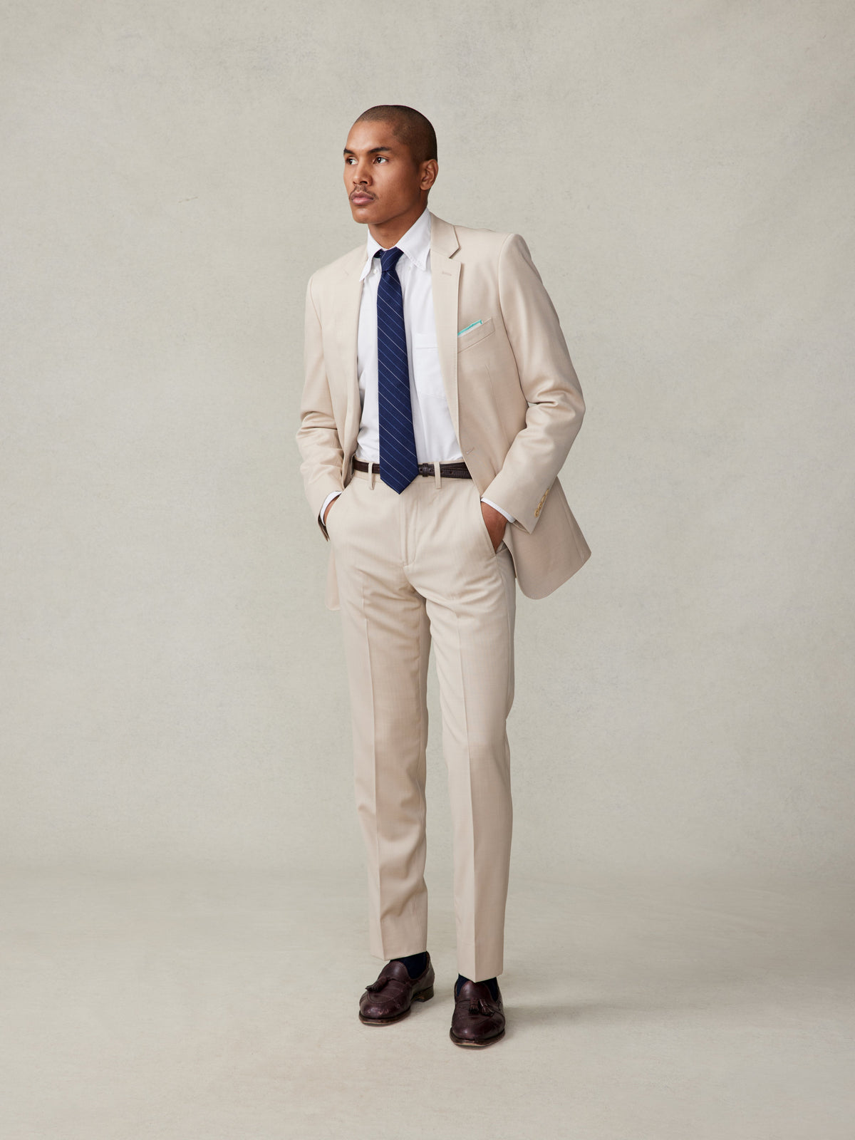 Tan Suit