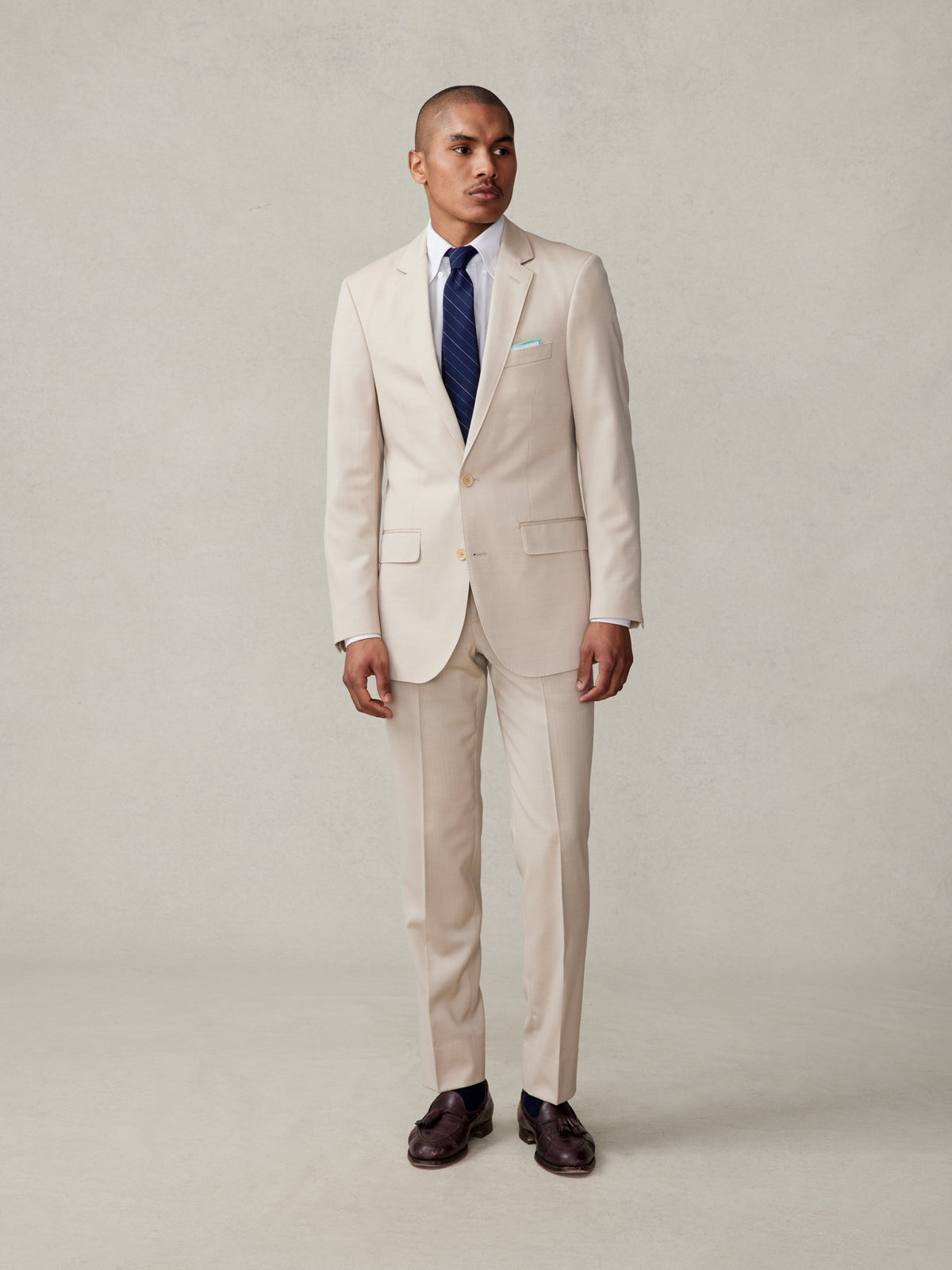 Tan Suit