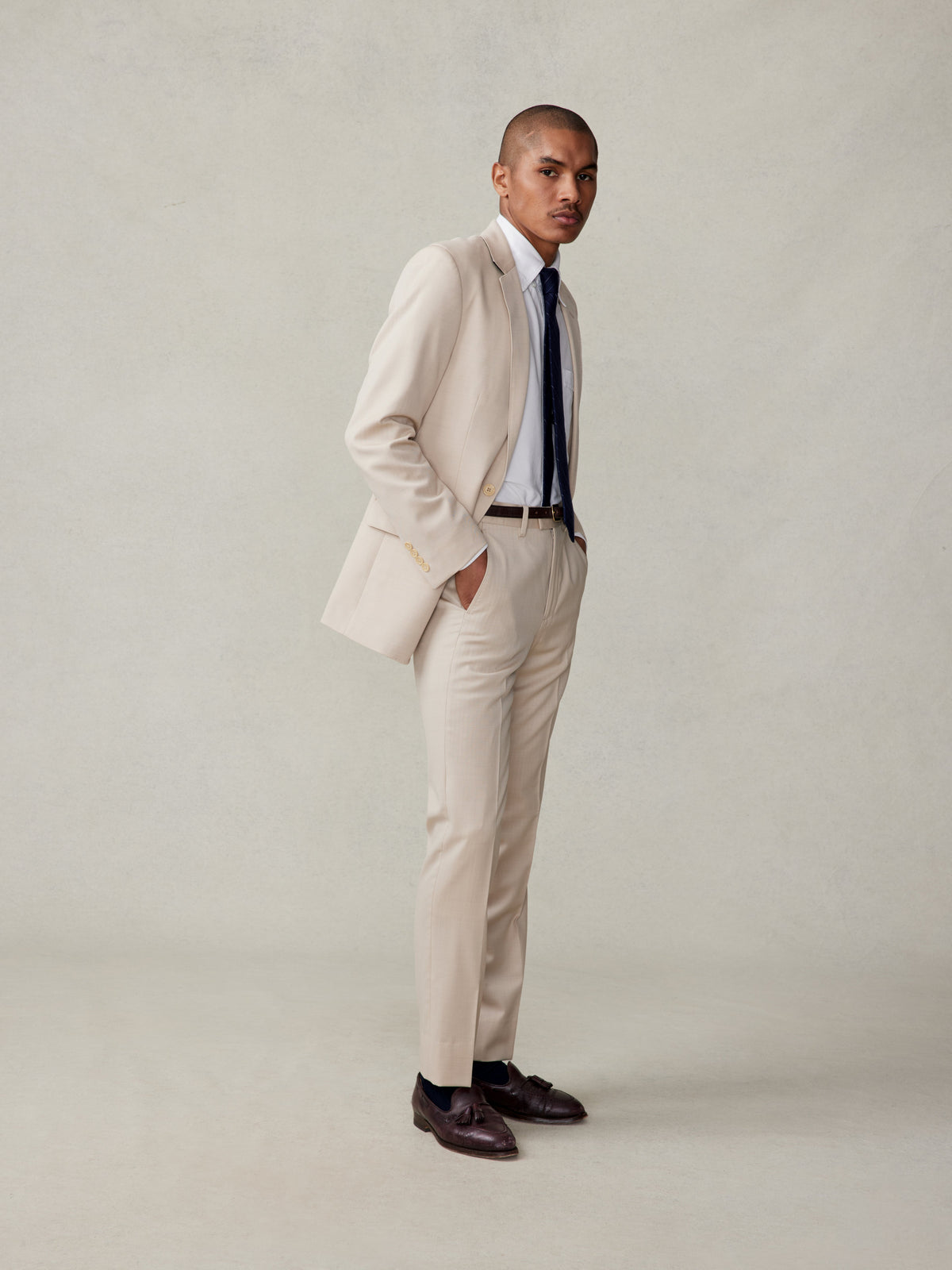 Tan Suit