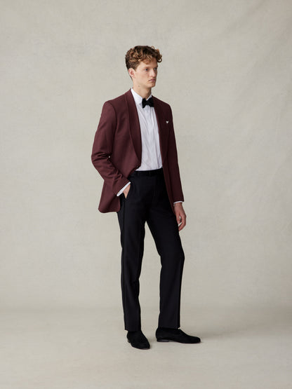 Burgundy Shawl Jacket Tuxedo