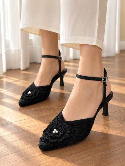 Bloom Slingback Kitten Heels