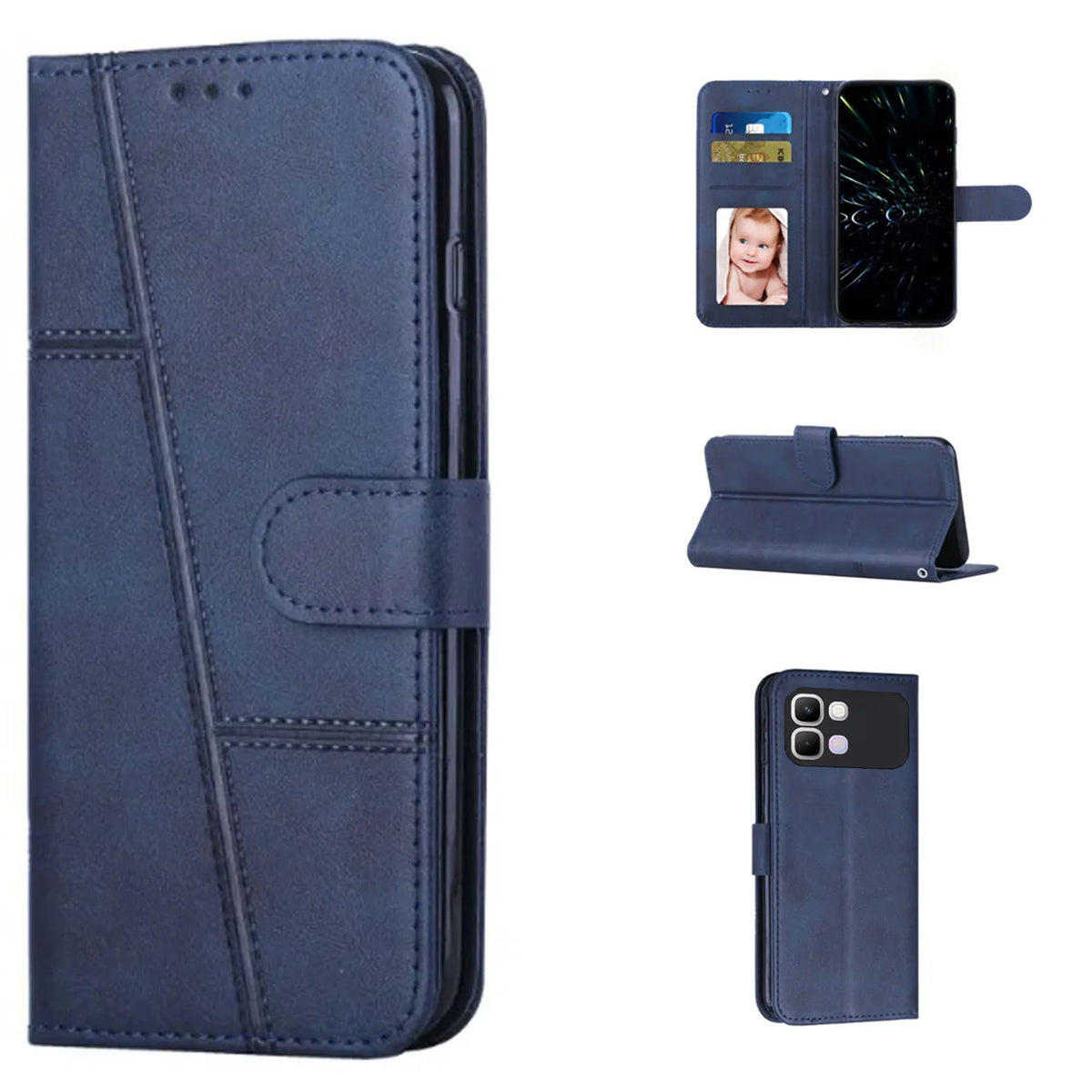 [FREE SHIPPING] BOOKLET LEATHER CASE FOR INFINIX NOTE 60/NOTE 60 PRO