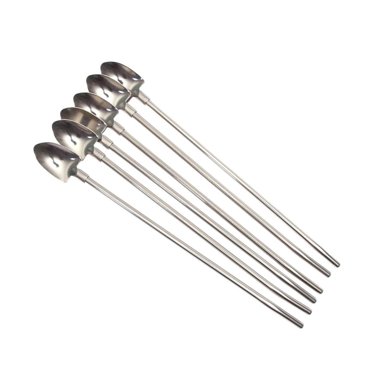 2-in-1 Stainless Steel Straw – 6 PCS Set