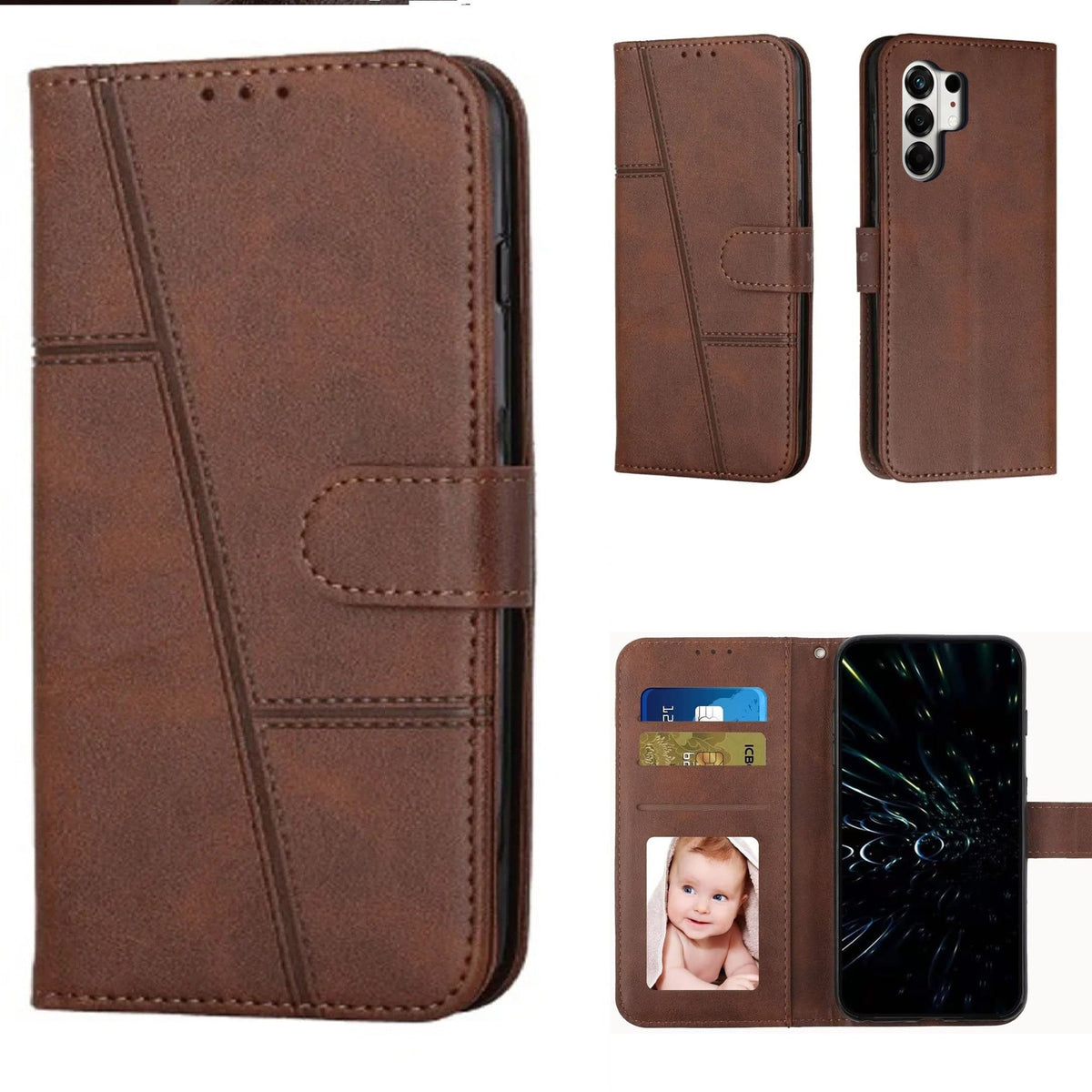 [FREE SHIPPING] BOOKLET LEATHER CASE FOR TECNO CAMON 50/CAMON 50 PRO